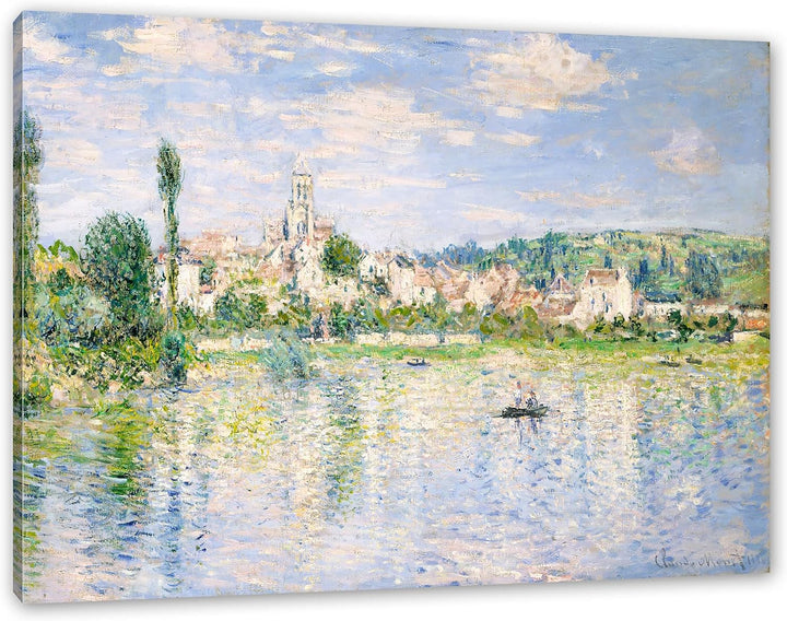 Generisch Claude Monet - Vétheuil im Sommer als Leinwandbild/Grösse: 100x70 cm/Wandbild/Kunstdruck/f