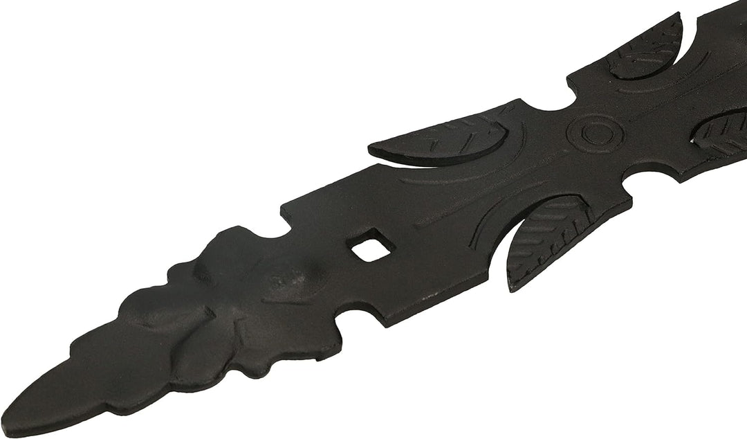 KOTARBAU® 2er Set Ladenband Schmiedeeisen mit Kloben 800 mm Türband Torband Türscharnier Torscharnie