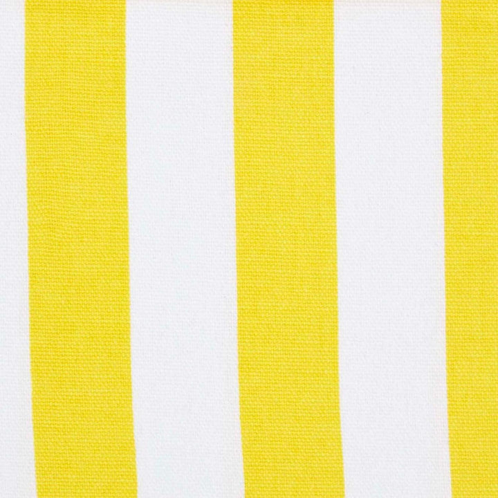 Homescapes dekorativer Vorhang Ösenvorhang Dekoschal Thick Stripes im 2er Set, gelb weiss, 137 x 182