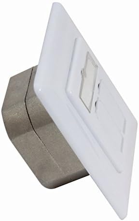 BIGtec 5 Stück Netzwerkdose CAT6 universal LAN Dose Kombidose Aufputz oder Unterputz Gigabit Netzwer