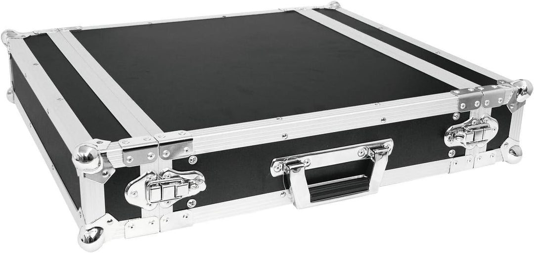 ROADINGER Verstärkerrack PR-1, 2HE, 47cm tief | Flightcase für 483-mm-Geräte (19") | mehrschichtig v