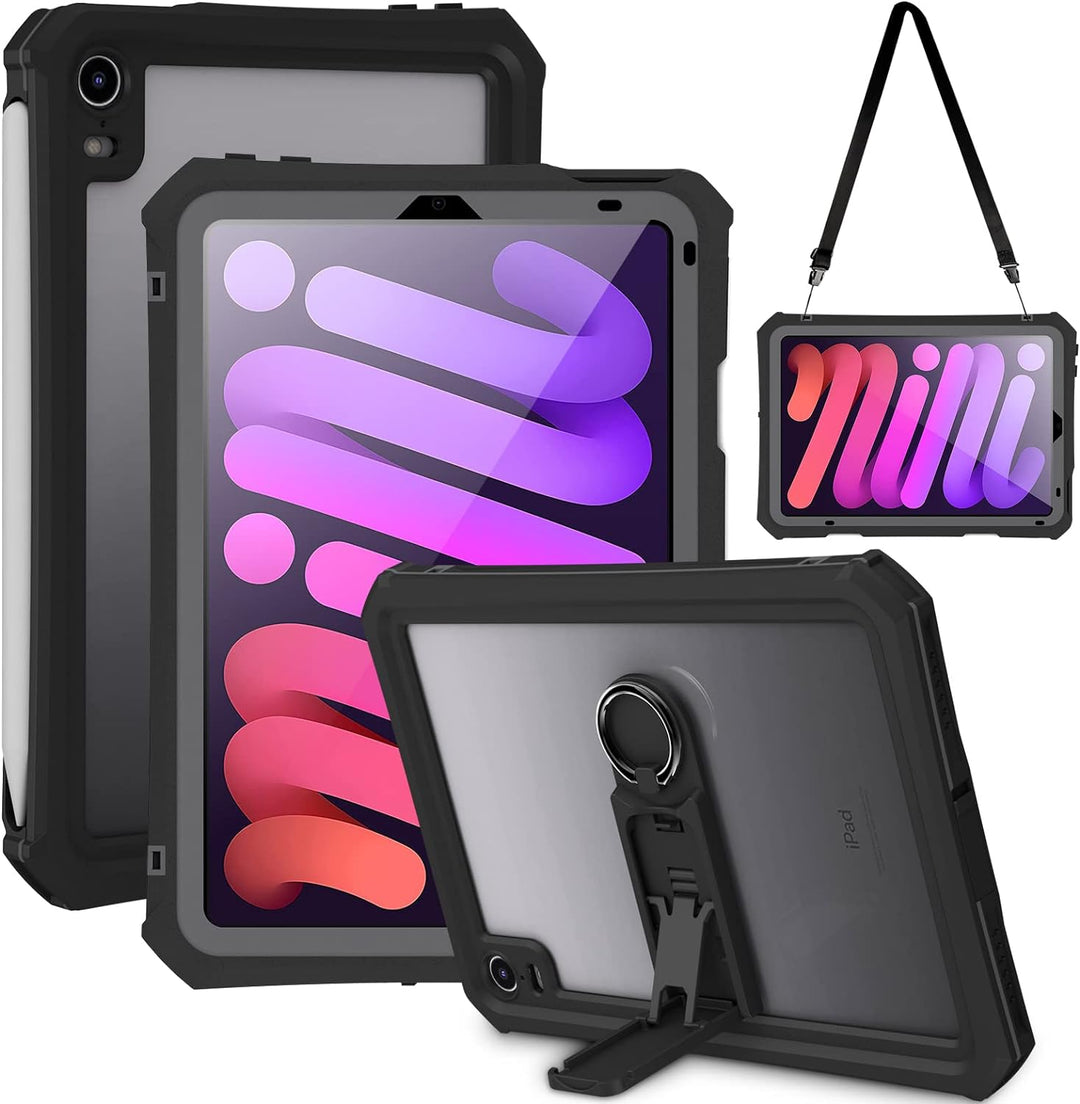 Shellbox Hülle für iPad Mini 6 2021 8,3 Zoll IP68 wasserdichte iPad Mini 6 Case integrierter Display