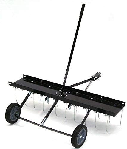 XXL Vertikutierer Rasenstriegel Rasenkamm Rasenlüfter Rasentraktor Entmooser für Rasentraktor Aufsit