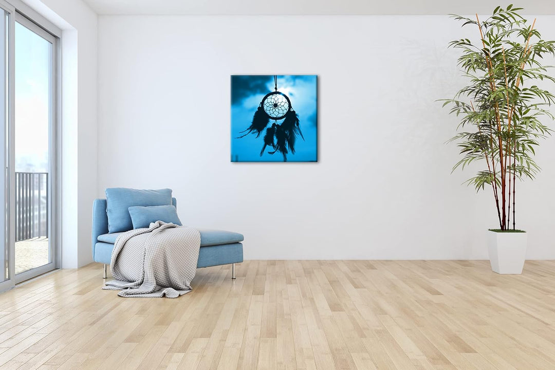 deyoli Traumfänger im Wind Format: 70x70 Effekt: Zeichnung als Leinwandbild, Motiv auf Echtholzrahme