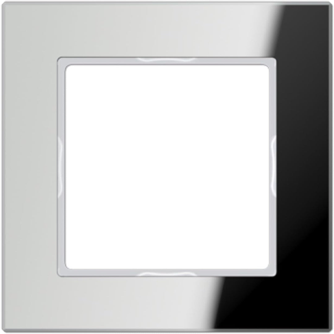 Jung AC 581 GL SI Rahmen Glas 1fach Serie A Creation Silber