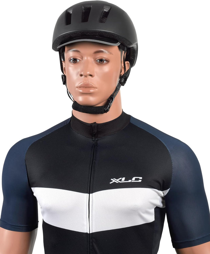XLC City-Helm BH-C24 schwarz-matt black mat 53-57cm, black mat 53-57cm