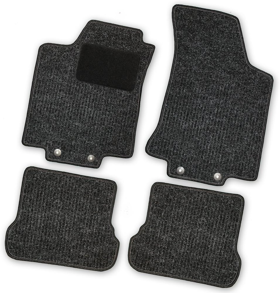 Bär-AfC Auto Fussmatten Doppelrippe passend für Toyota Rav4 Typ 3 / CA30W 2006-2013, Autoteppiche Na