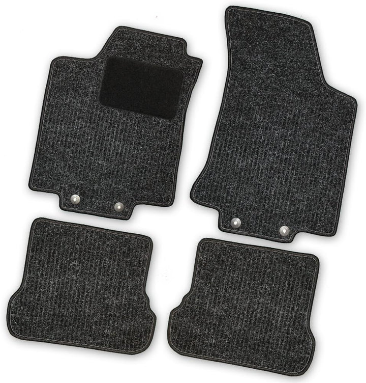 Bär-AfC Auto Fussmatten Doppelrippe passend für Toyota Rav4 Typ 3 / CA30W 2006-2013, Autoteppiche Na