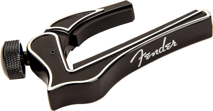 Fender© Bullet Tuner, black & Dragon Guitar Capo – Handlich & geeignet für jeden Spieler – Schwarz B