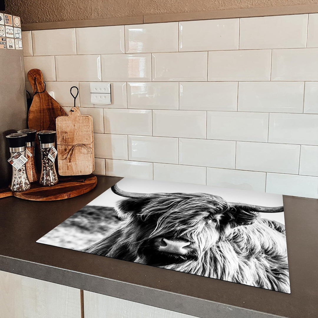 KitchenYeah© Herdabdeckplatte Einteilig Küche Herdabdeckung Ceranfeld Herdabdeckplatten Anti Rutsch