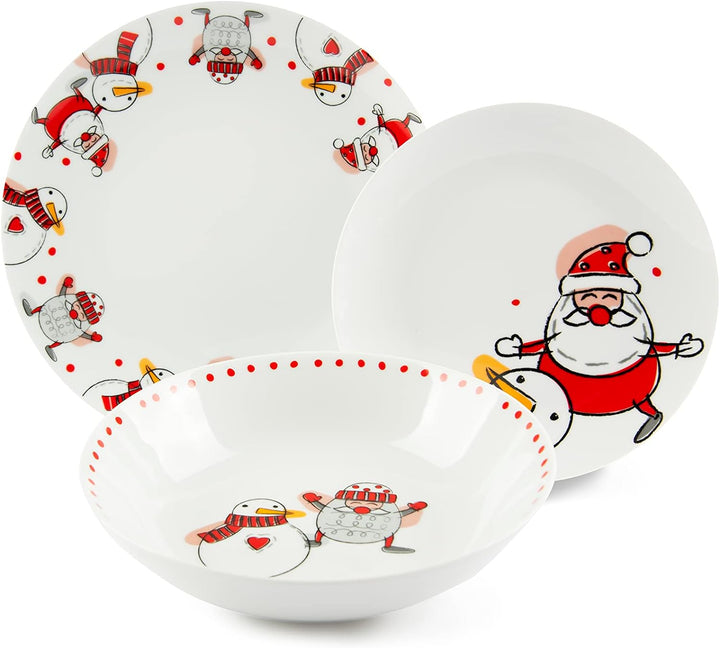 Excelsa Snowman 65991 Tellerservice 18 Stück