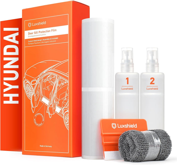 Luxshield Auto Einstiegsleisten Schutz für Hyundai i10 2 (II) IA I 2013-2019 - Schutzfolie Autotür Z