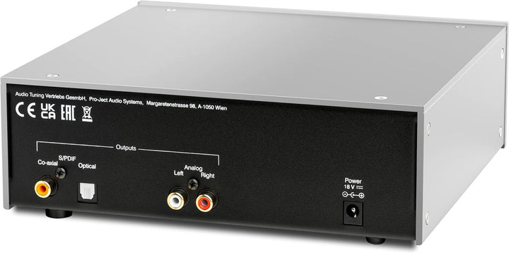 Pro-Ject CD Box DS3, High End CD Player mit True Red Book Wiedergabe und Analog-und Digitalausgängen