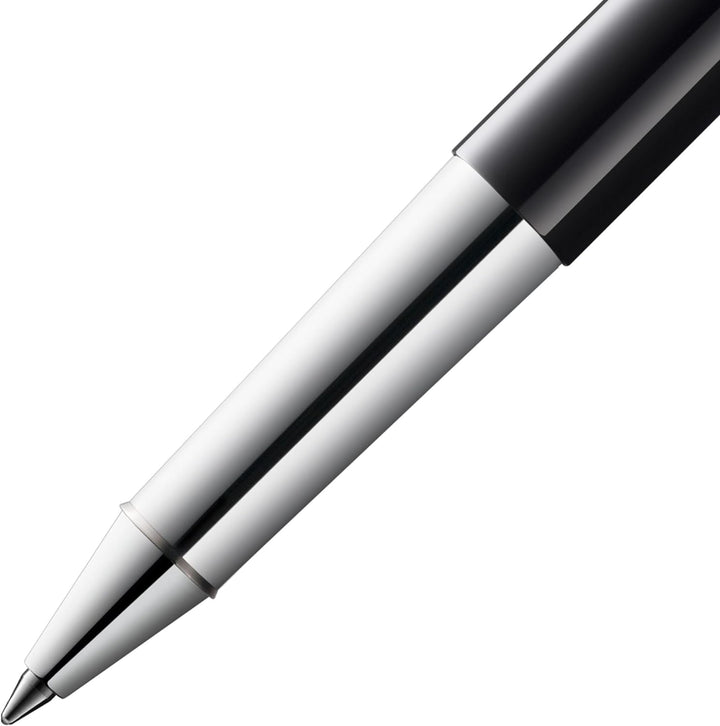 LAMY scala Tintenroller 379 - Rollpen in polierter, schwarzer Glanzlackveredelung mit Griffstück und