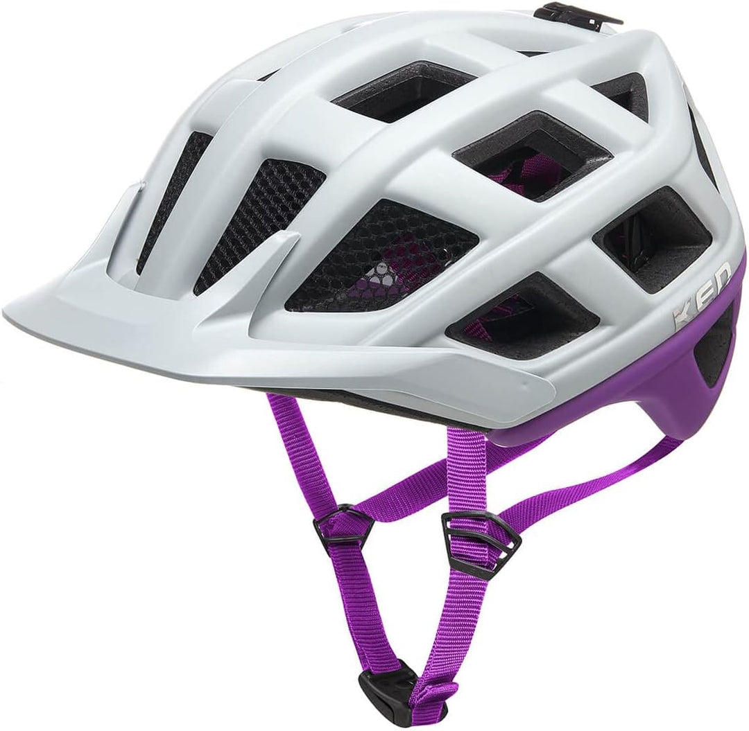 KED Crom MTB Fahrrad Helm matt grün/orange 2023 XL (60-64cm), XL (60-64cm)