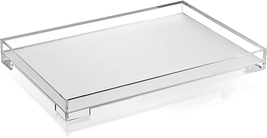 Guzzini - Icons ESSENCE, L Tablett - Transparent, 46x32xh5 cm - 19780000 46 x 32 x 5 cm Transparent,