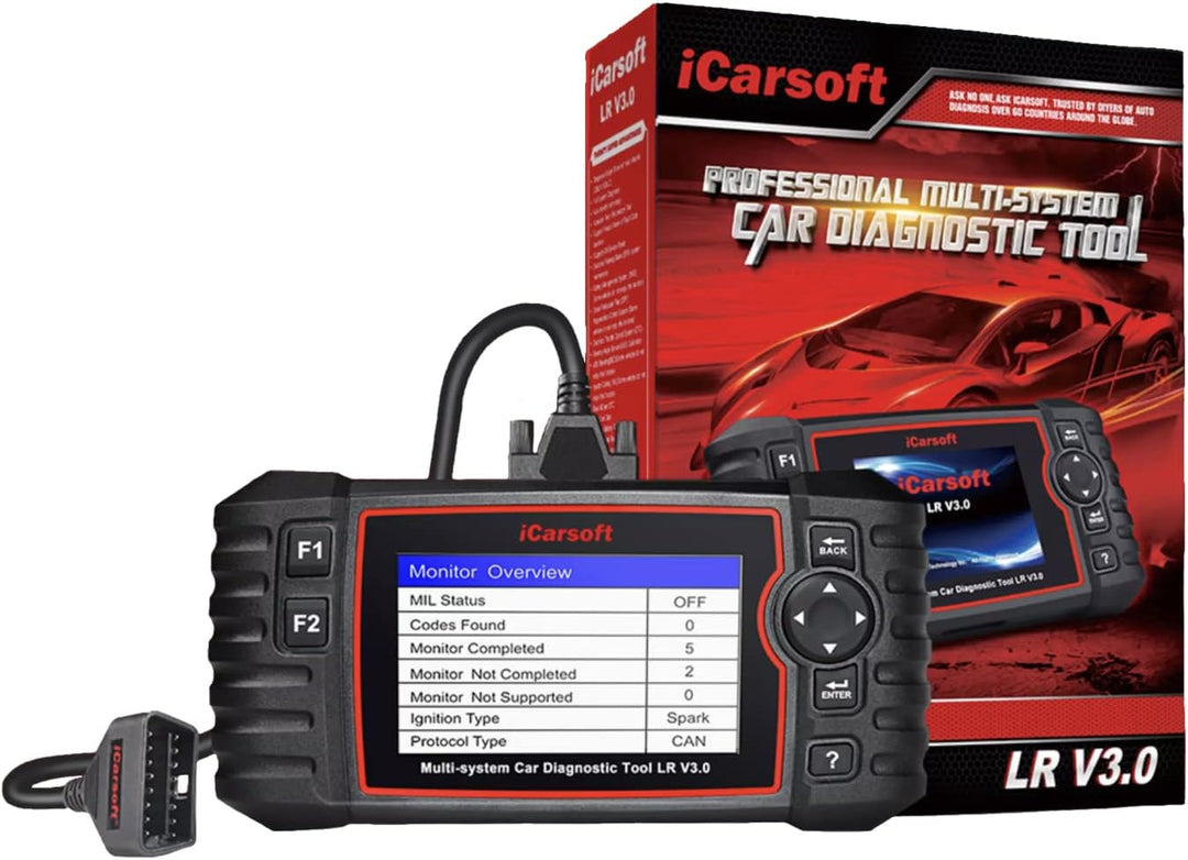 iCarsoft LR V3.0 – Koffer für Diagnose Auto Pro kompatibel für Land-Rover und Jaguar – Professionell