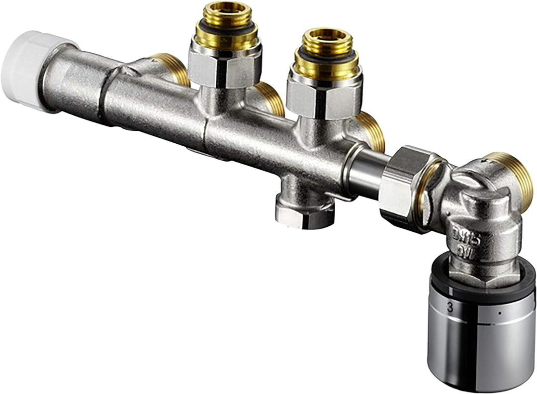 Oventrop Anschlussarmatur Multiblock T-RTL an Heizkörper mit IG 1/2" Eckform 1184086