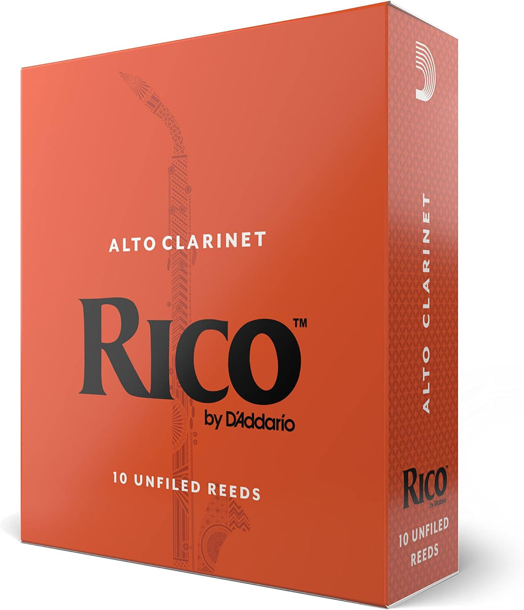 Rico by D'Addario Blätter für Altklarinette, Stärke 2,5, 10er-Packung Stärke 2.5 10 Packung, Stärke