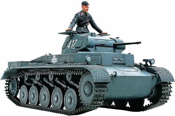 TAMIYA 300035292 300035292-1:35 WWII Deutsche Panzerkampfwagen II Ausführung A/B/C (1),originalgetre