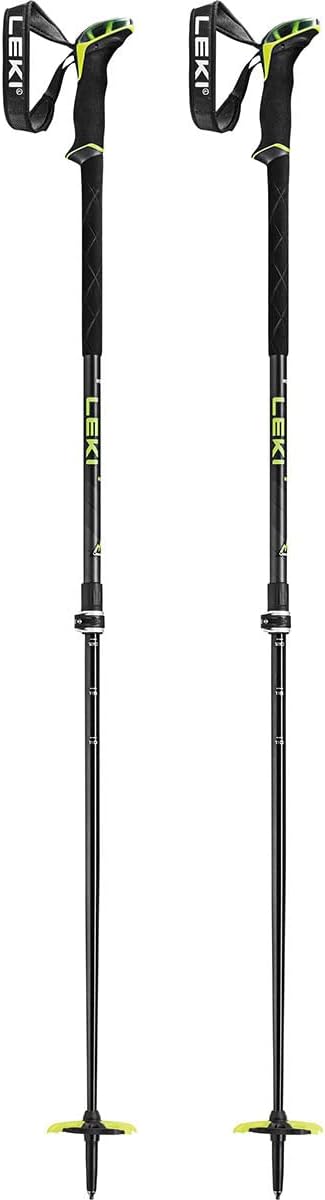 LEKI Sherpa FX Carbon Strong Skistöcke 150 black-neonyellow-dk anthracite, 150 black-neonyellow-dk a