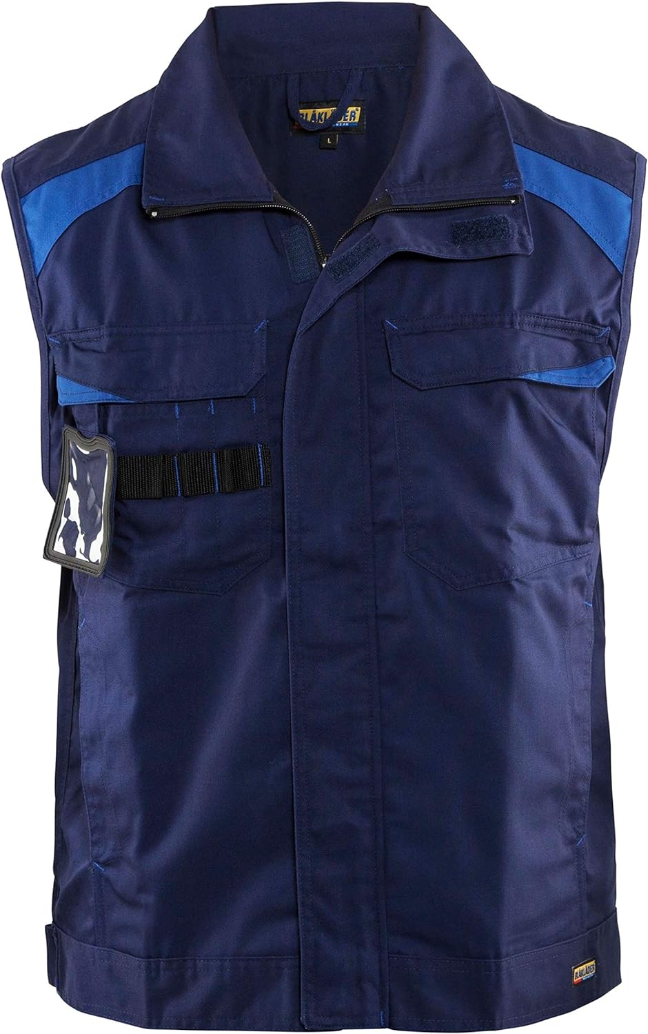 Blaklader 31641800 INDUSTRIE-WESTE, Marineblau / Kornblume, grootte S Marineblau/Braun S, Marineblau