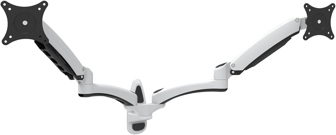 HFTEK - Monitorarm - dual - Halterung Halter Wandhalterung für 2 Bildschirme von 15 – 27 Zoll mit VE