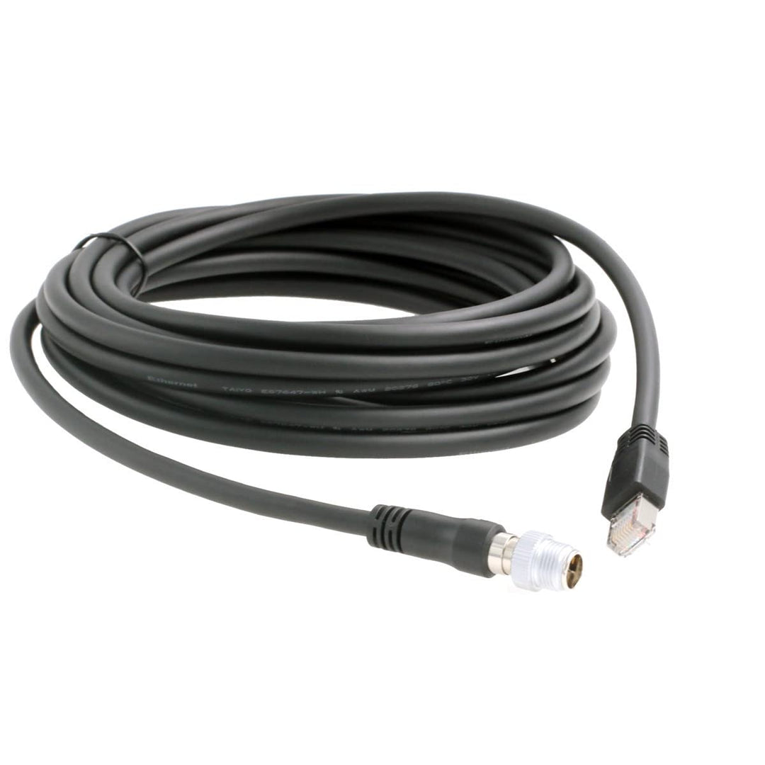 HangTon M12-Ethernet-Kabel, 8P Xcodiert, Stecker auf RJ45, Cat5e, Kabel für Cognex Industriekamera-S