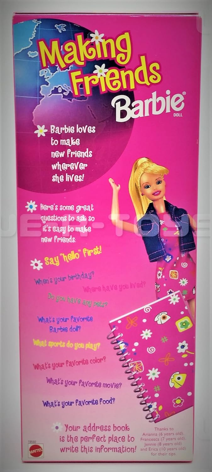 BARBIE "MAKING FRIENDS" AAFES SPECIAL EDITION, 1997 EDITION, #19592, HARD TO FIND, NRFB by Barbie