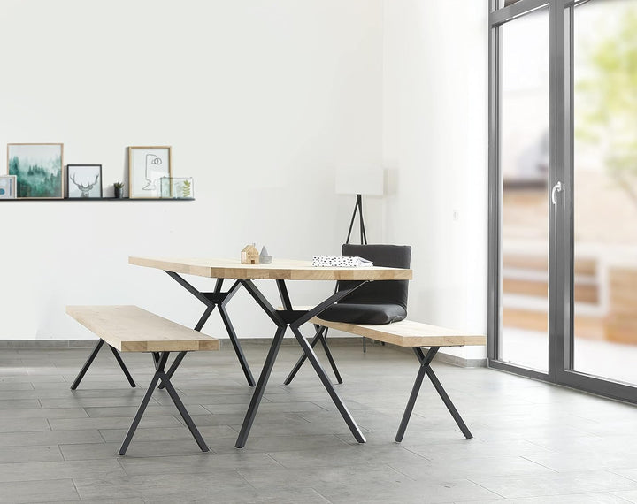 super-diy Design Tischbeine Spyder Schwarz | Wohnzimmertisch | Esstisch | Gartentisch | Bürotisch |