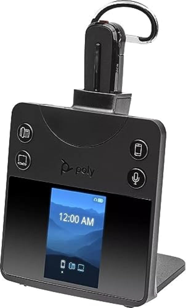 Plantronics Poly DECT Headset Savi 8445 Office konvertibel, Schwarz