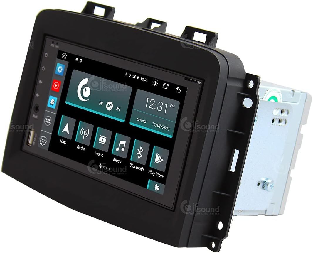 Costum fit Autoradio für FIAT 500L New Android GPS Bluetooth WiFi Dab USB Full HD Touchscreen Displa