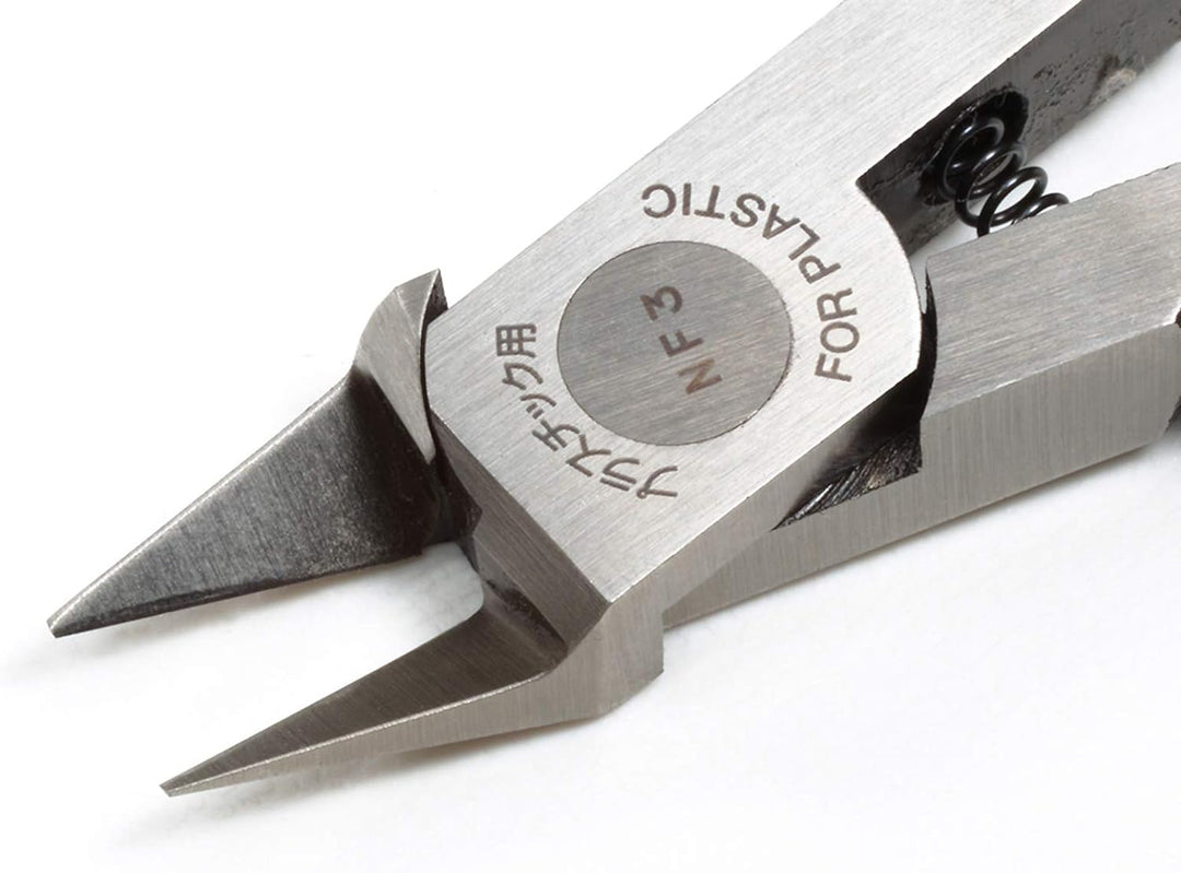 TAMIYA FBA_74123-000 300074123 Seitenschneider Fein/Spitz Kunststoff, hochwertiges Modellbau Werkzeu