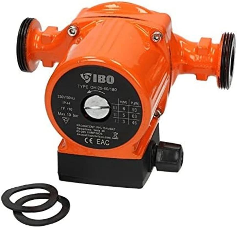 Umwälzpumpe IBO OHI 25-60/180 Heizungspumpe Pumpe Warmwasser Heizung Nassläufer Typ 4, Typ 4
