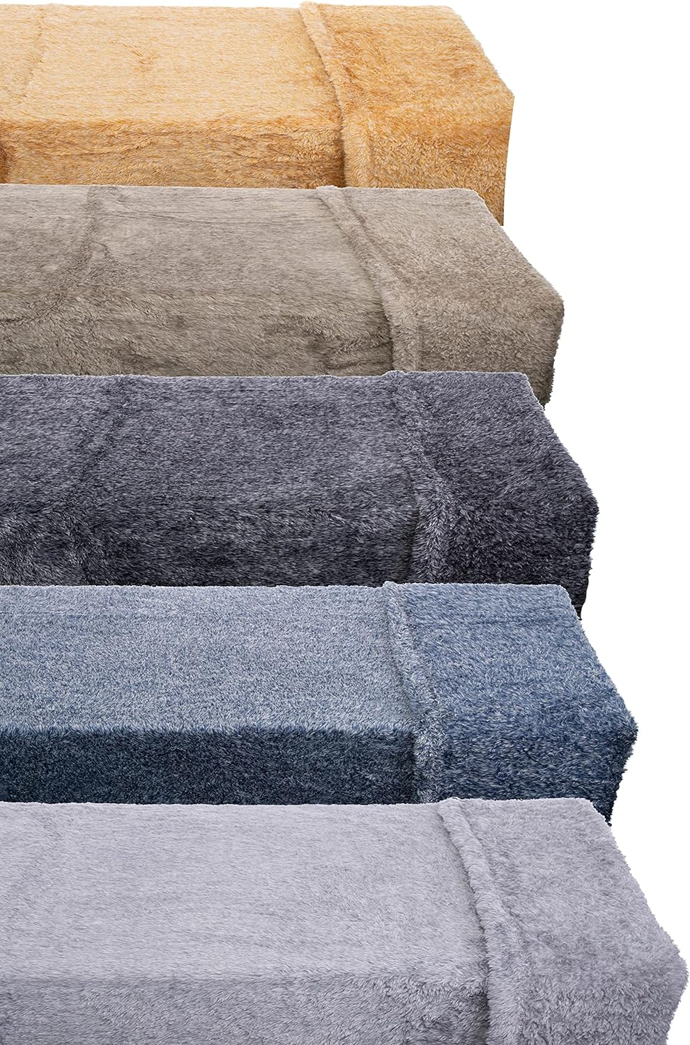 Brandsseller Teddyfleece Kuscheldecke | Melange | Flauschig Beidseitig | Hochwertige Weiche Wohndeck