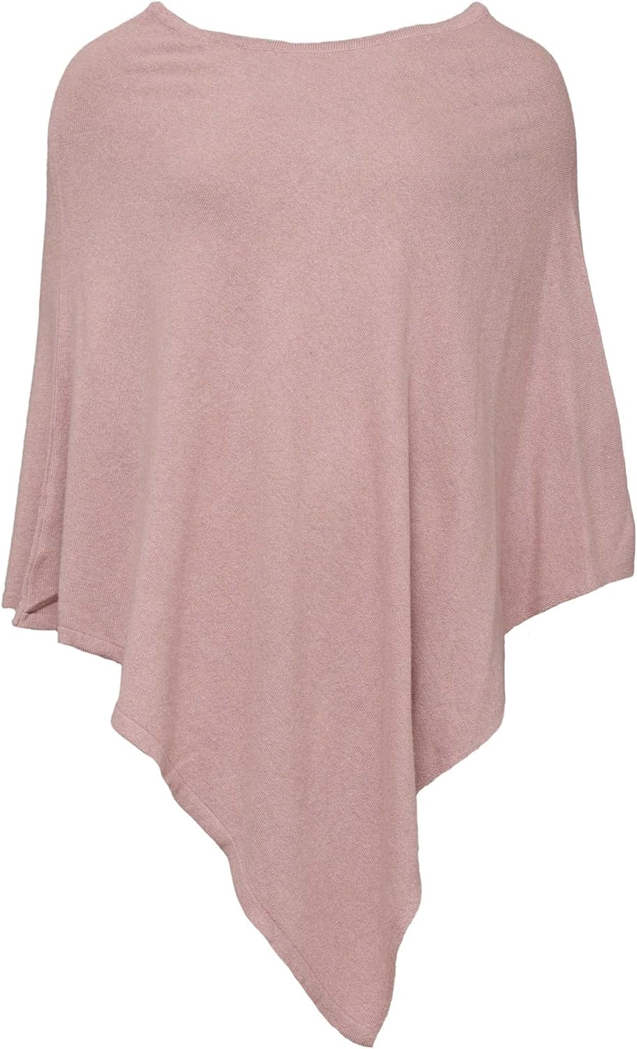 Zwillingsherz Poncho-Schal mit Baumwolle - Hochwertiges Cape für Damen - XXL Umhängetuch und Tunika