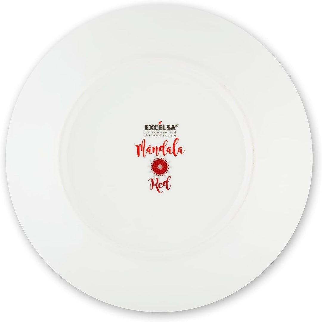 Excelsa Mandala Red Tafelservice, 18-teilig, Porzellan