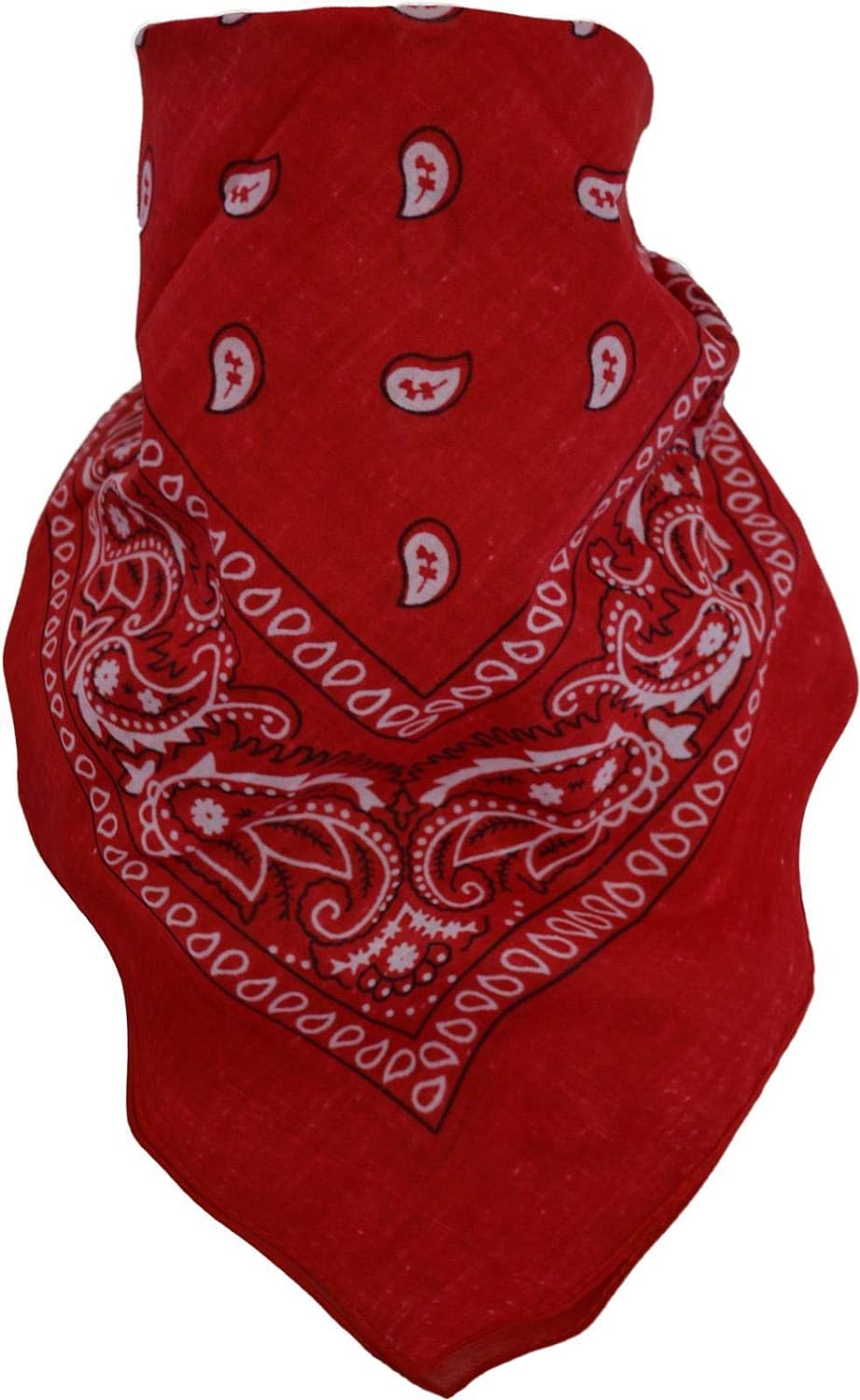 normani 2 Stück bis 100 Stück Bandanas aus 100% Baumwolle Farbe Rot/Weiss Grösse 100 Stück