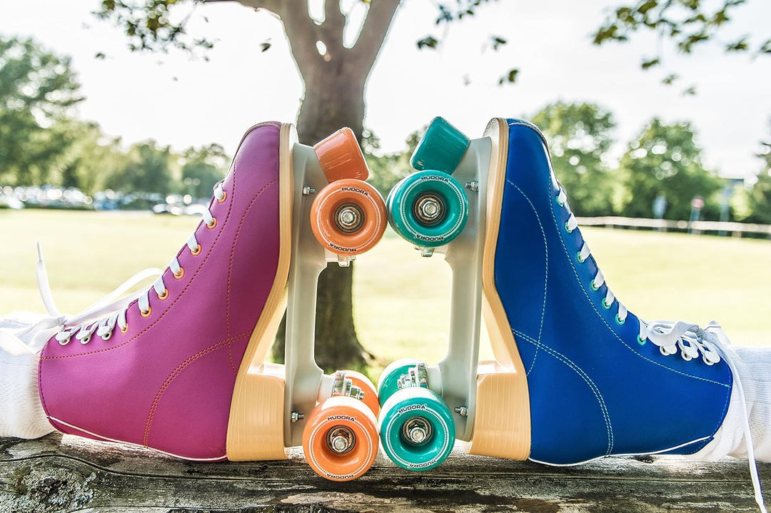 HUDORA Disco Rollerskates Rollschuh Lila/Orange 35 Rollschuh, Lila/Orange 35 Rollschuh