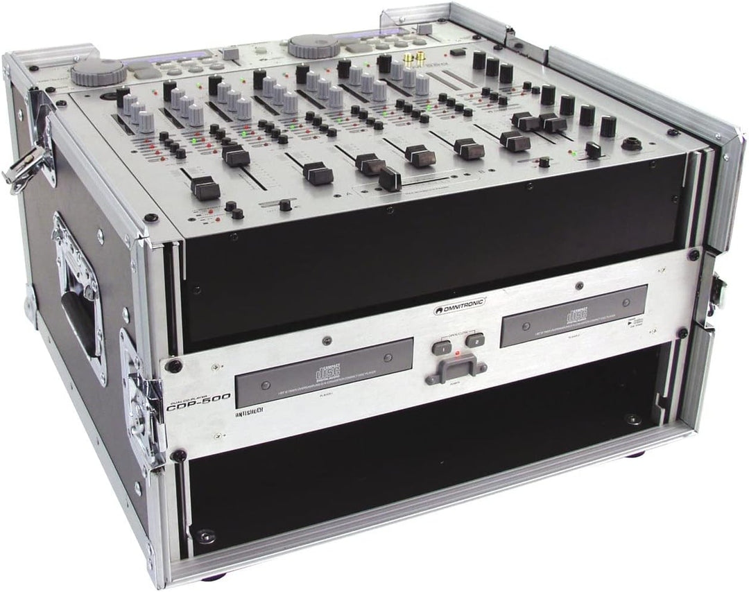 ROADINGER Spezial-Kombi-Case Profi, 4HE | Flightcase für 483-mm-Geräte (19")