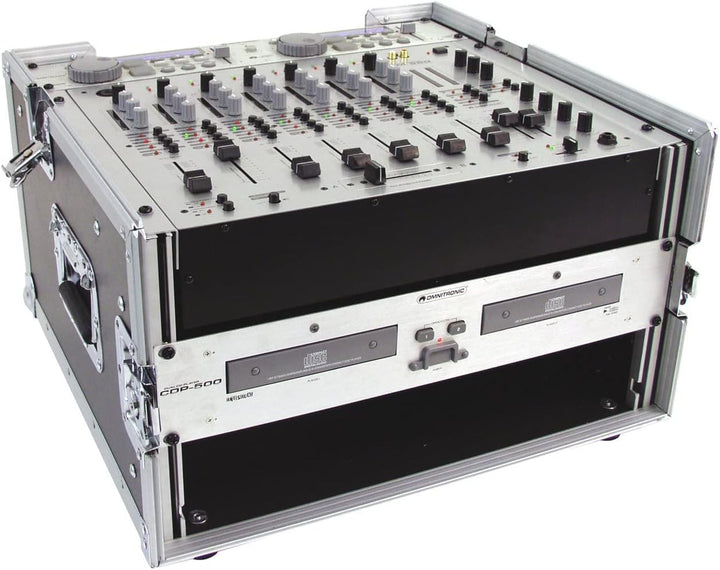 ROADINGER Spezial-Kombi-Case Profi, 4HE | Flightcase für 483-mm-Geräte (19")