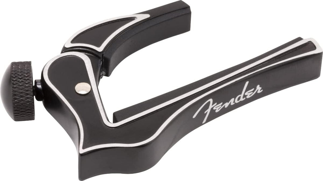 Fender© Bullet Tuner, black & Dragon Guitar Capo – Handlich & geeignet für jeden Spieler – Schwarz B