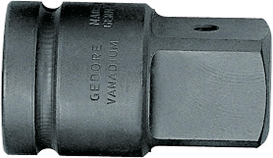 Vergrösserungsstück KB 2137 Antr.1 Zoll Abtrieb 1 1/2 Zoll GEDORE, 1/2 Zoll