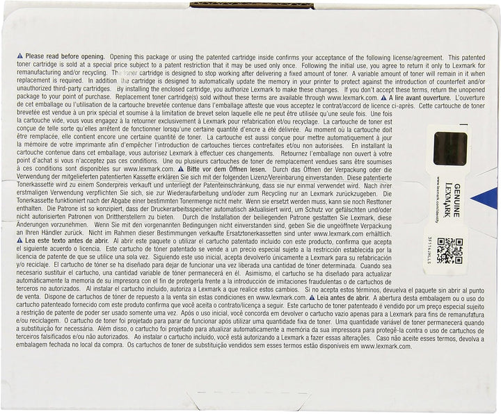 Lexmark Rückgabe Toner CS720 CS725 CX725 74C2SY0 Original Gelb 7000 Seiten