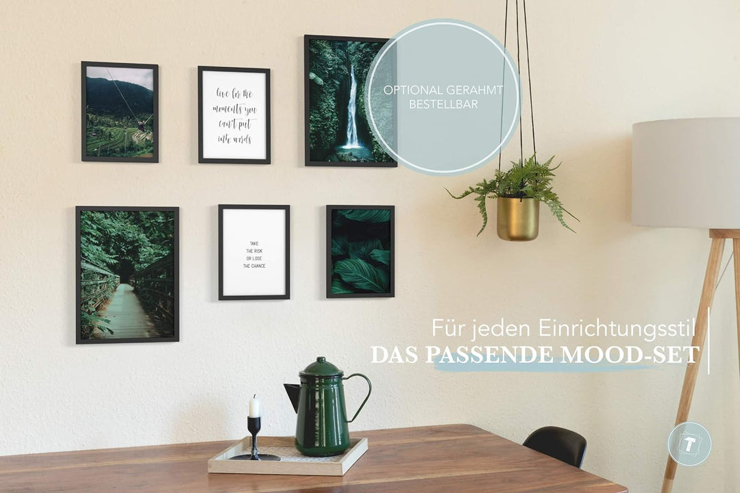 Papierschmiede® Mood Poster Set Wild Adventure, Bilder Wohnzimmer Deko Schlafzimmer, 2x DIN A3 (ca.