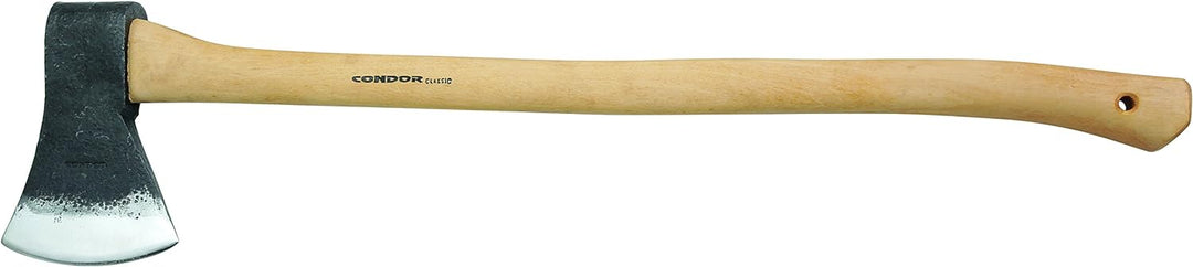 Condor Tool & Knife geschmiedet Hickory-Stiel Leder-Schneidenschutz Beile, Braun, 84.5 cm