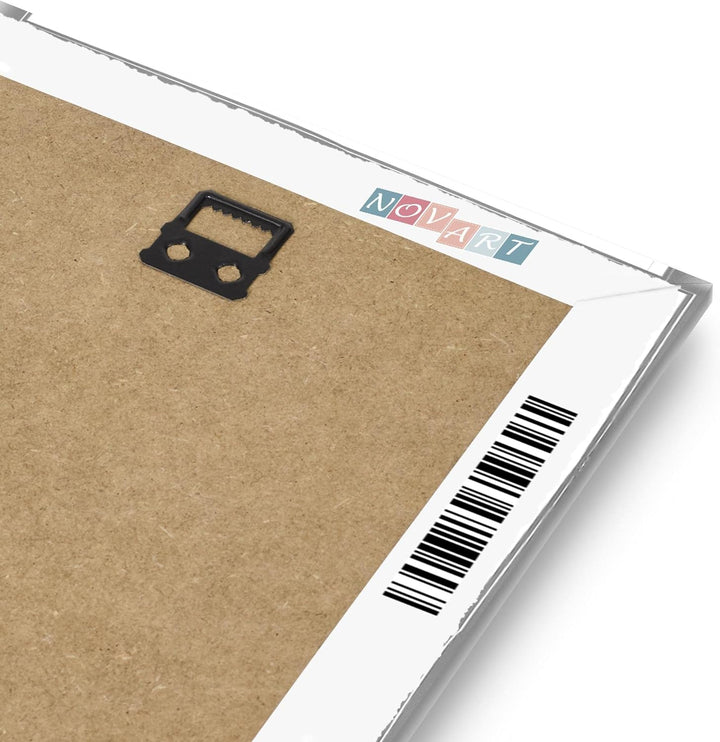 Novart Wandbilder Set - KOMPLETT AUFHÄNGFERTIG - Made in Germany - Moderne Bilder Küche Esszimmer Kü