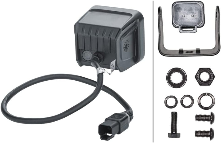 HELLA LED Scheinwerfer Black Magic Cube 2.7'' - 12/24V - 1400lm quadratisch Zusatzscheinwerfer - Anb