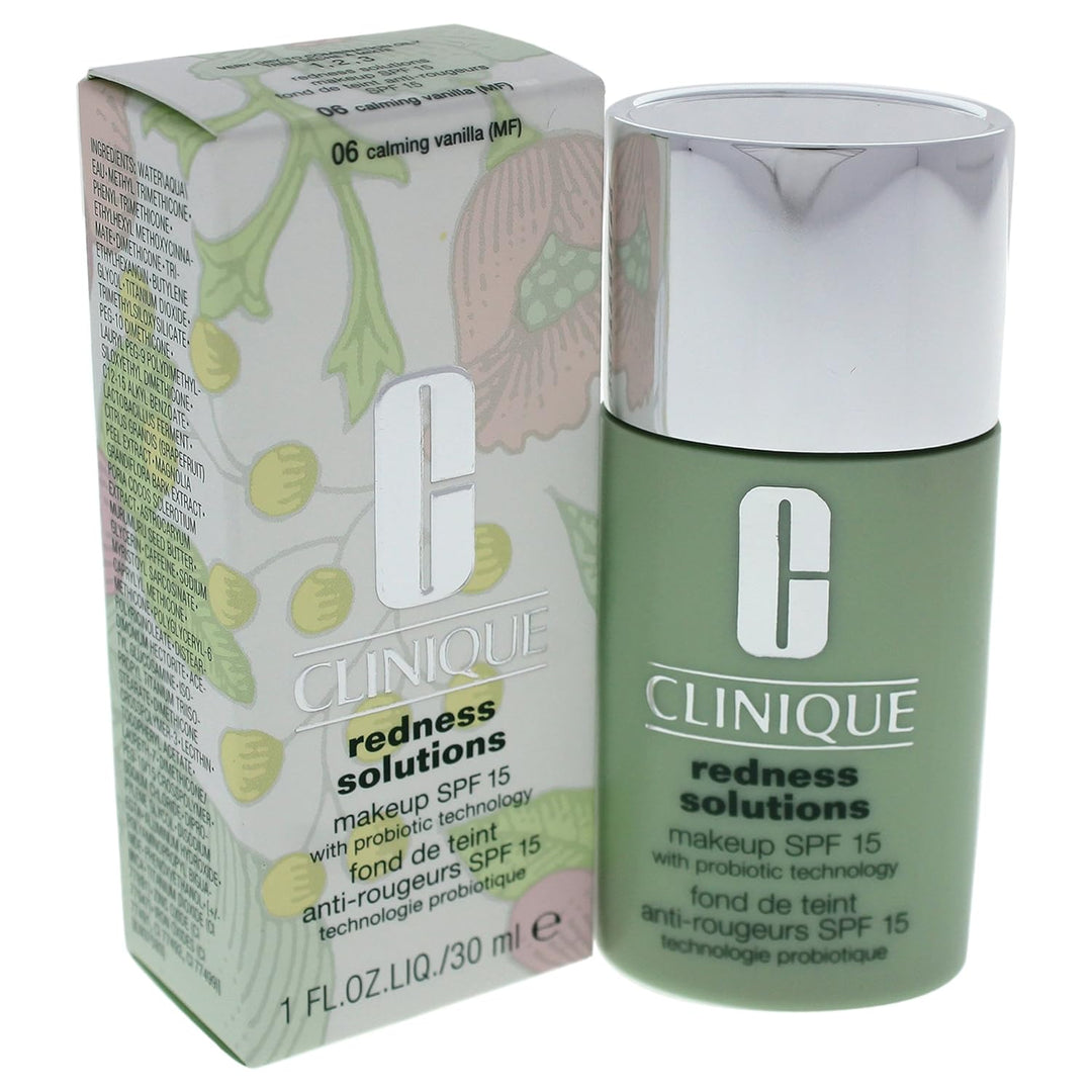 Clinique Grundierung - Redness Solutions Makeup SPF15, 1er Pack (1 x 30 ml) Calming Vanilla 30 ml (1