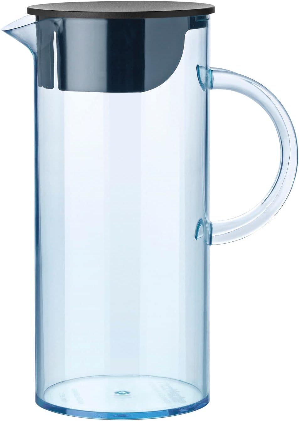Stelton Wasserkanne EM77 - Kühlschrank-Kanne mit Deckel, Griff, Eiswürfelfilter - Moderne Karaffe -